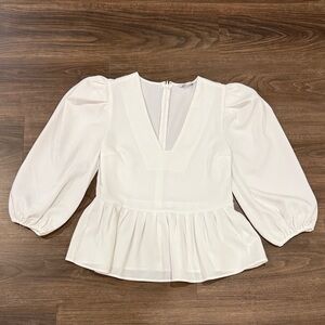 Elegant White Women's Top